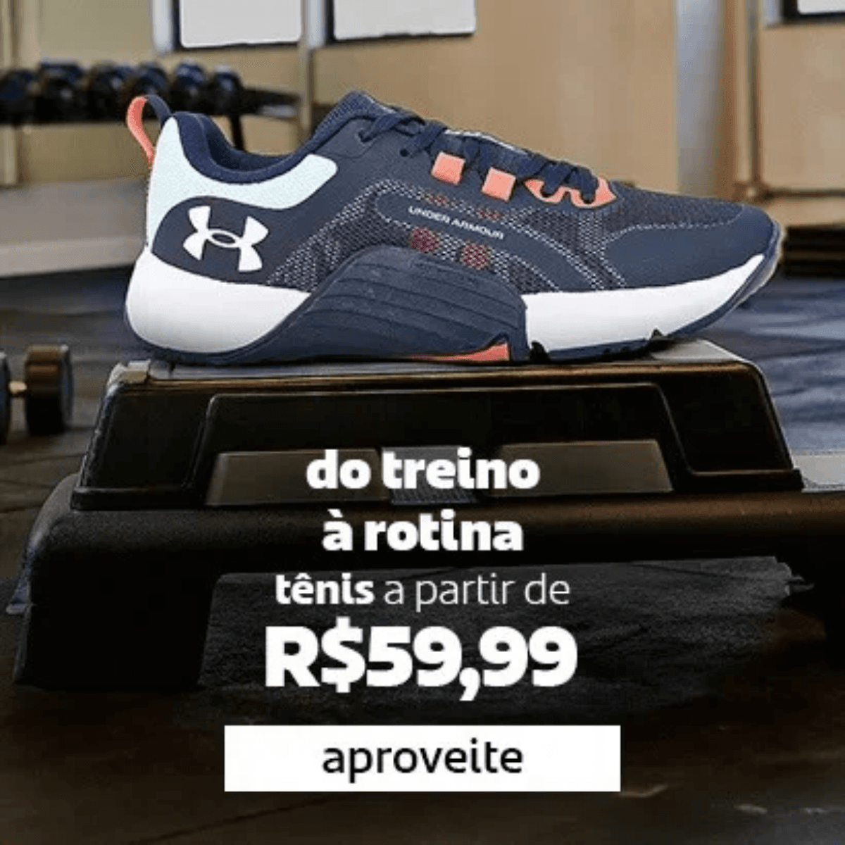 Do treino à rotina: tênis a partir de R$ 59,99