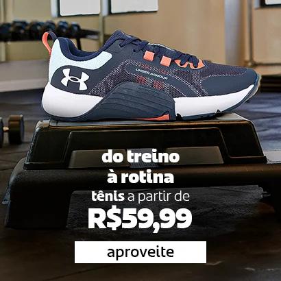 Do treino à rotina: tênis a partir de R$ 59,99