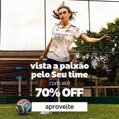 Vista a paixão pelo seu time com até 70% OFF